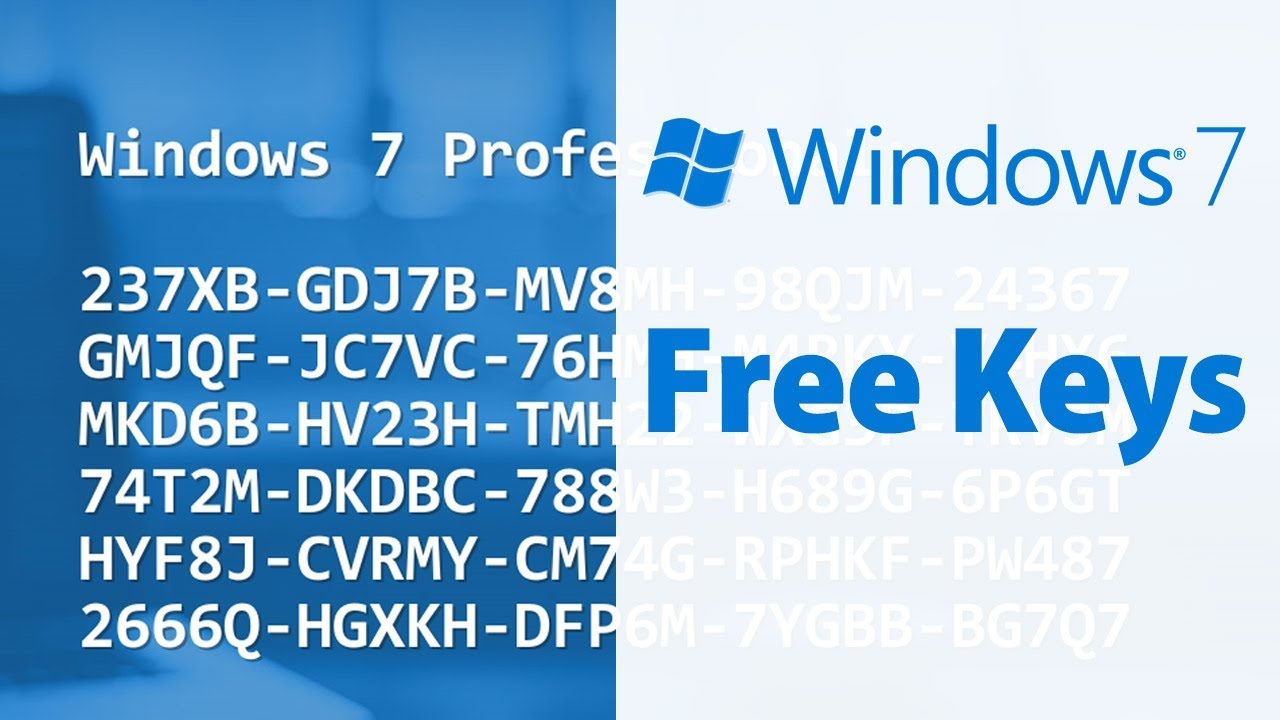 free windows professional product key